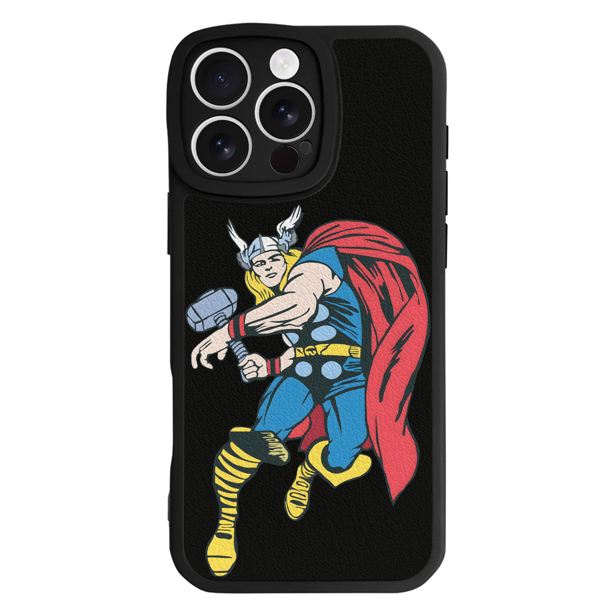 （画像用） アベンジャーズ The Avengers 【iPhone 16シリーズ対応】シリコンスマホケース（レザー調） 材質：シリコン
